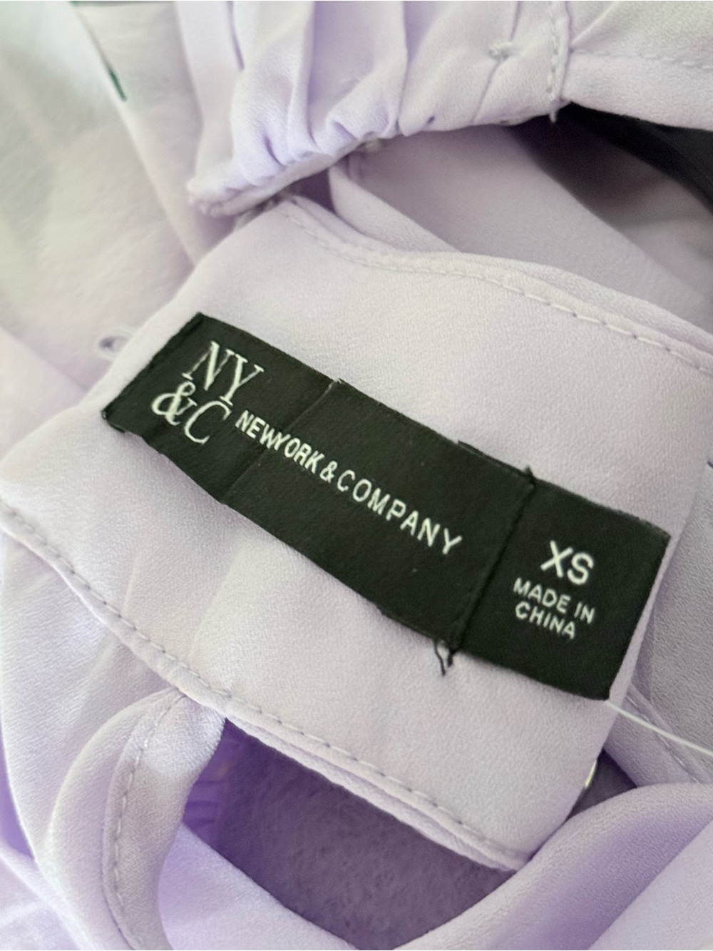 New York & Company Lavender Sleeveless Top - Picture 8 of 15